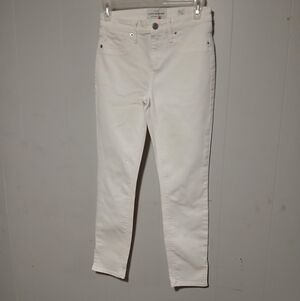Lucky brand Ava skinny low rise white jeans 26X25